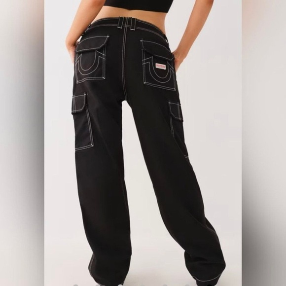 NWT True Religion Military Cargo Pants Women’s 28 - Picture 2 of 12